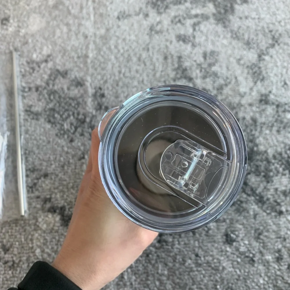 Insulated tumbler thermos for cold or hot drinks 20 oz blue Starbucks stanley - Picture 2 of 5